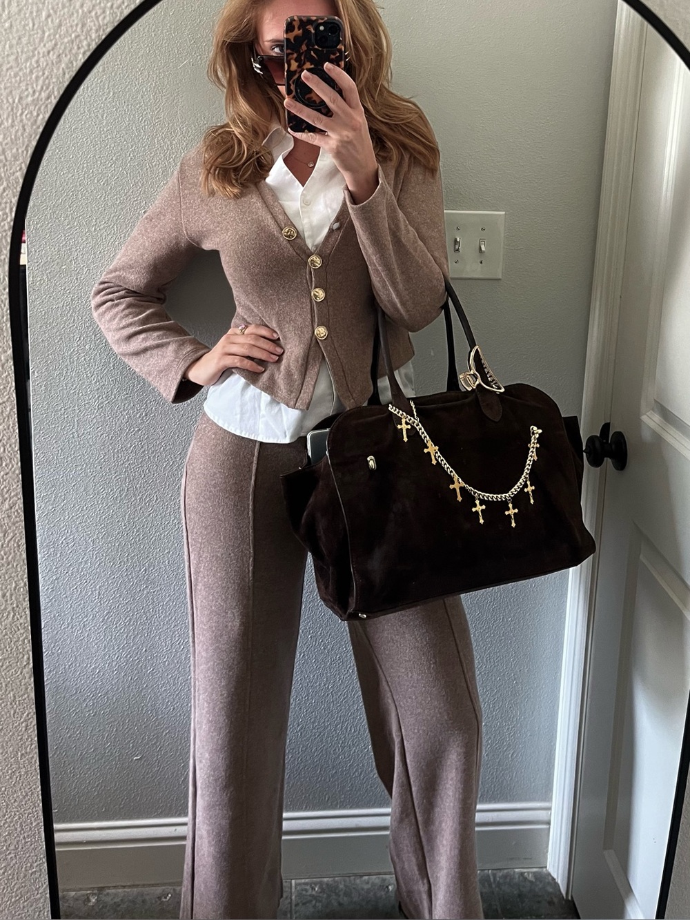 Soft knit set from zara